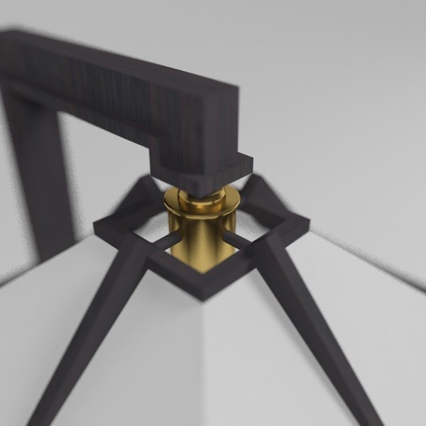 3dsmax taliesin floor lamps yamagiwa - Yamagiwa Taliesin 1 Floor... by okrim